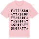 Pink Cotton t-shirt med Fattasbo ordlek t-shirt