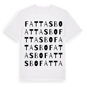 Fattasbo ordlek t-shirt – ekologisk bomull t-shirt från Pinshirt