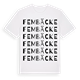 Fembäcke ordlek t-shirt