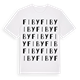 White t-shirt med Fiby ordlek t-shirt