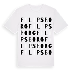 Filipsborg ordlek t-shirt – ekologisk bomull t-shirt från Pinshirt