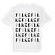 Filke ordlek t-shirt