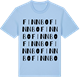 Blue Soul t-shirt med Finnbo ordlek t-shirt