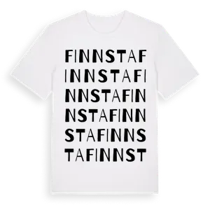 Finnsta ordlek t-shirt – ekologisk bomull t-shirt från Pinshirt