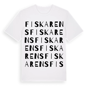 Fiskarens ordlek t-shirt – ekologisk bomull t-shirt från Pinshirt