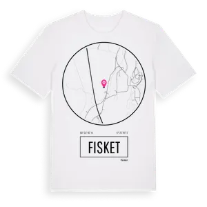 Fisket t-shirt – ekologisk bomull t-shirt från Pinshirt
