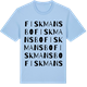 Blue Soul t-shirt med Fiskmansbo ordlek t-shirt