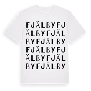 Fjälby ordlek t-shirt – ekologisk bomull t-shirt från Pinshirt