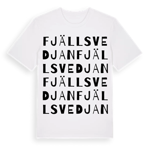 Fjällsvedjan ordlek t-shirt – ekologisk bomull t-shirt från Pinshirt