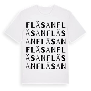 Fläsan ordlek t-shirt – ekologisk bomull t-shirt från Pinshirt