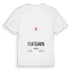 Flatgarn karta t-shirt