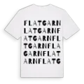 Flatgarn ordlek t-shirt