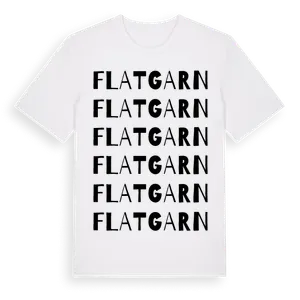 Flatgarn ordlek t-shirt – ekologisk bomull t-shirt från Pinshirt