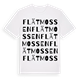 Flätmossen ordlek t-shirt