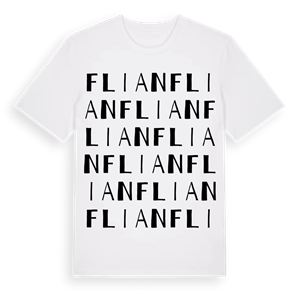 Flian ordlek t-shirt – ekologisk bomull t-shirt från Pinshirt