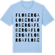 Blue Soul t-shirt med Floberga ordlek t-shirt