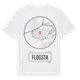White t-shirt med Flogsta t-shirt