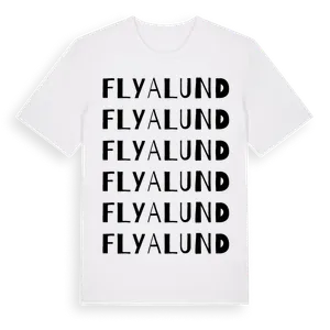 Flyalund ordlek t-shirt – ekologisk bomull t-shirt från Pinshirt