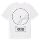 White t-shirt med Forsbo t-shirt