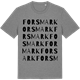 Mid Heather Gray t-shirt med Forsmark ordlek t-shirt