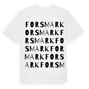 Forsmark ordlek t-shirt – ekologisk bomull t-shirt från Pinshirt