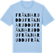 Blue Soul t-shirt med Fräknaruddu ordlek t-shirt