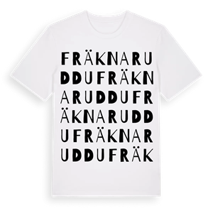 Fräknaruddu ordlek t-shirt – ekologisk bomull t-shirt från Pinshirt