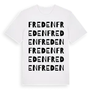 Freden ordlek t-shirt – ekologisk bomull t-shirt från Pinshirt