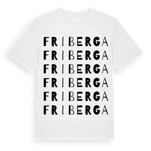 Friberga ordlek t-shirt – ekologisk bomull t-shirt från Pinshirt