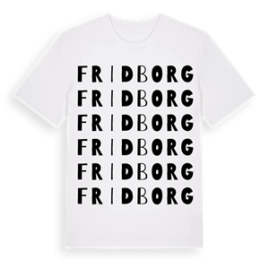 Fridborg ordlek t-shirt – ekologisk bomull t-shirt från Pinshirt