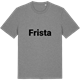 Mid Heather Gray t-shirt med Frista fetstil t-shirt