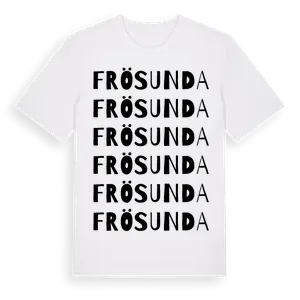 Frösunda ordlek t-shirt – ekologisk bomull t-shirt från Pinshirt