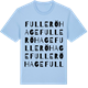 Blue Soul t-shirt med Fullerö hage ordlek t-shirt