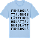 Blue Soul t-shirt med Funboslätt ordlek t-shirt
