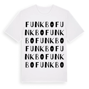 Funkbo ordlek t-shirt – ekologisk bomull t-shirt från Pinshirt