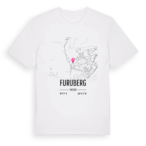 Furuberg karta t-shirt – ekologisk bomull t-shirt från Pinshirt