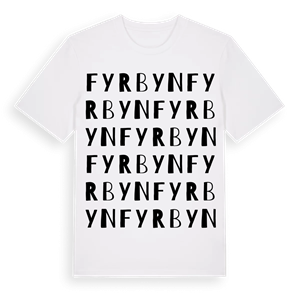 Fyrbyn ordlek t-shirt – ekologisk bomull t-shirt från Pinshirt