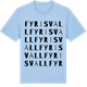Blue Soul t-shirt med Fyrisvall ordlek t-shirt