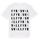 Fyrisvall ordlek t-shirt
