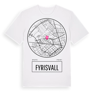 Fyrisvall t-shirt – ekologisk bomull t-shirt från Pinshirt