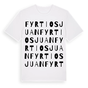 Fyrtiosjuan ordlek t-shirt – ekologisk bomull t-shirt från Pinshirt