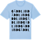 Blue Soul t-shirt med Gäddlund ordlek t-shirt