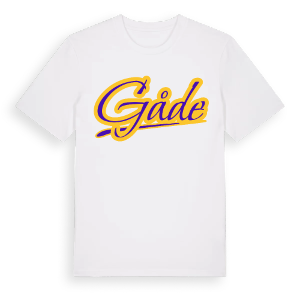Gåde baseball t-shirt – ekologisk bomull t-shirt från Pinshirt