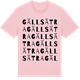 Pink Cotton t-shirt med Gällsätra ordlek t-shirt