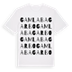 Gamla Bagarbo ordlek t-shirt