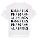 Gammal Aspnäs ordlek t-shirt