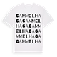 White t-shirt med Gammelhaga ordlek t-shirt