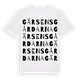 Gärsensgårdarna ordlek t-shirt