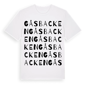Gåsbacken ordlek t-shirt – ekologisk bomull t-shirt från Pinshirt