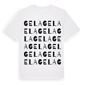 Gela ordlek t-shirt – ekologisk bomull t-shirt från Pinshirt